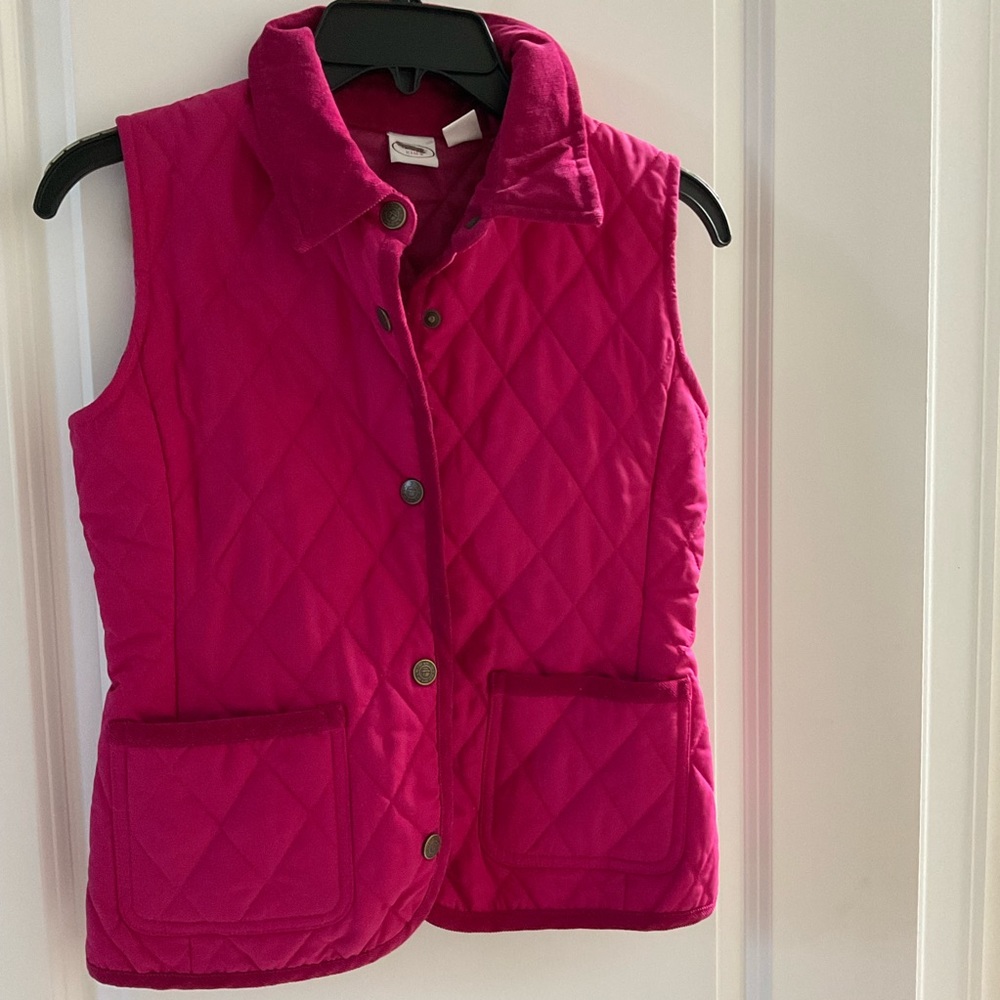 Talbots Kids Pink Quilted Vest